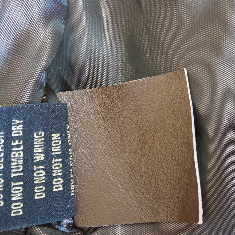 Women's Leather Exotica Brown Leather Blazer.  Perfect Shade Of Brown! 🟤 Small - Picture 5 of 10